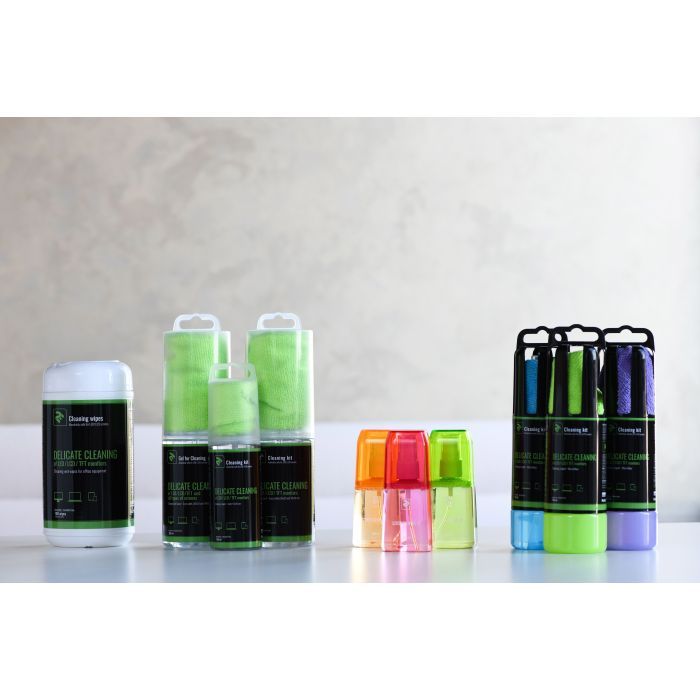 Спрей для очистки 2E 150ml Liquid для LED/LCD +Microfibre21см, Blue Фото 4