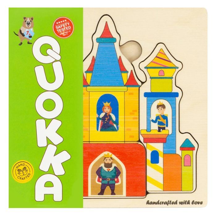 Развивающая игрушка Quokka Пазл-мозаика Сказочный замок Фото