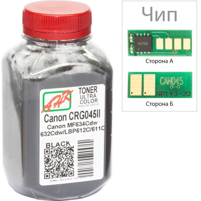 Тонер AHK Canon MF610/630 80г Black +chip Фото