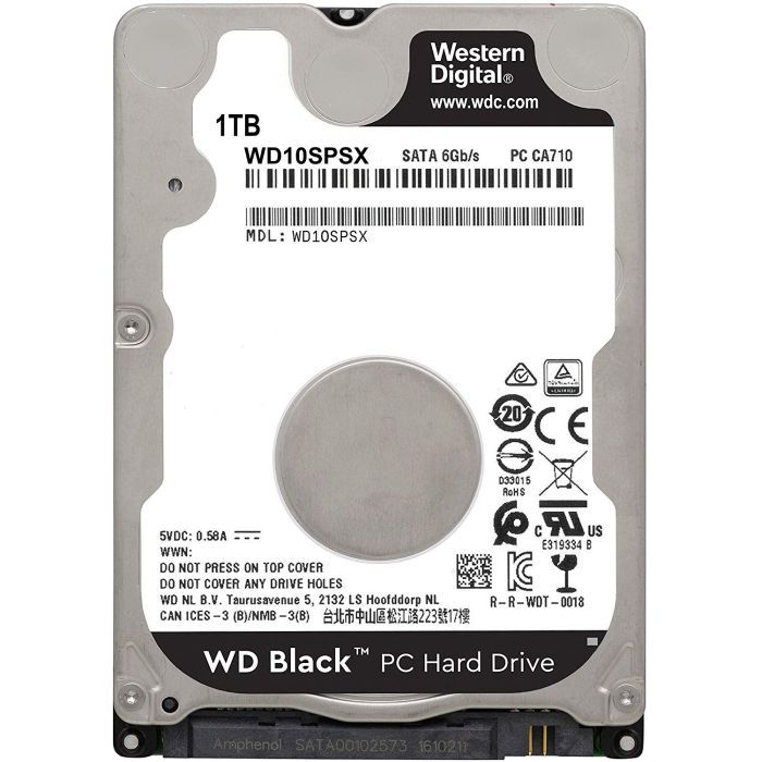 Жесткий диск для ноутбука WD 2.5" 1TB Фото