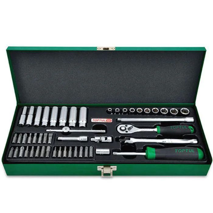 Набор инструментов Toptul професійний 1/4" 50од. (12-гр.) Фото