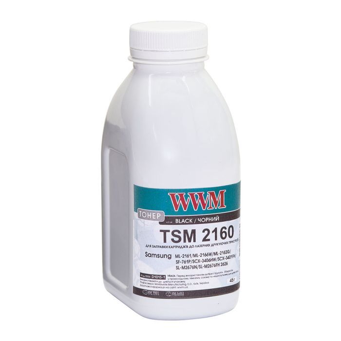 Тонер WWM Samsung ML-2160/2165/SCX-3400, 45г Black Фото