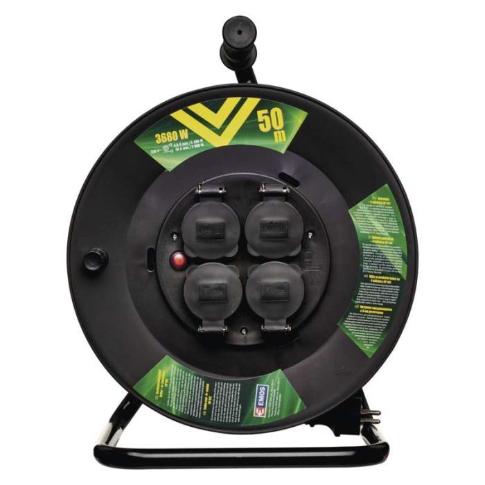 Сетевой удлинитель EMOS катушка 4 роз., 50 м Фото