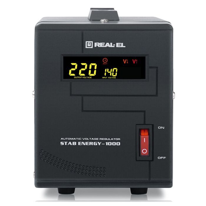 Стабилизатор напряжения REAL-EL STAB ENERGY-1000 Фото 1