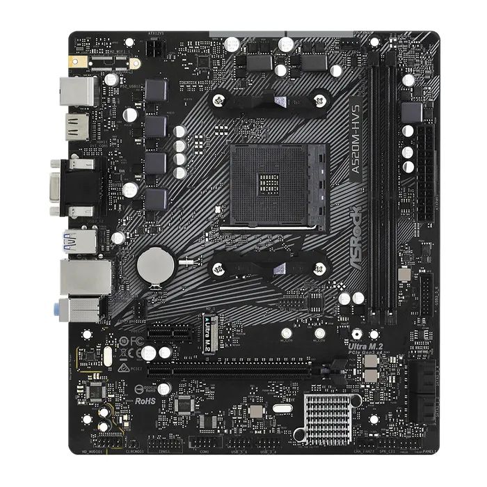 Материнская плата ASRock A520M-HVS Фото