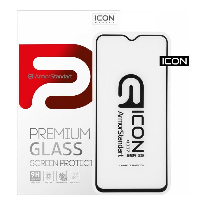 Стекло защитное Armorstandart Icon Realme 5 Pro Black Фото