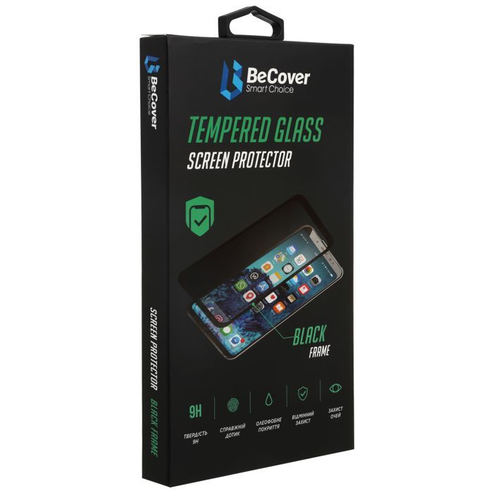 Стекло защитное BeCover Premium Oppo A53 Black Фото