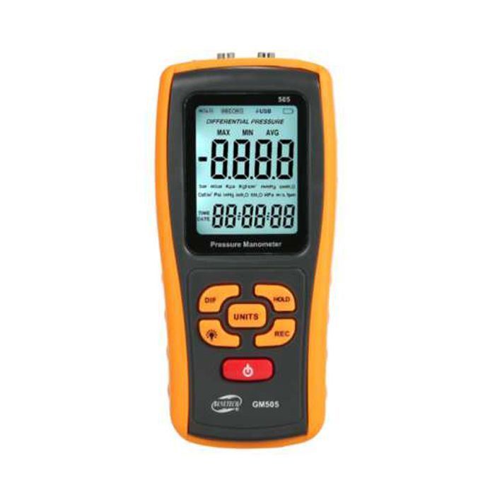 Манометр Benetech дифференциальный, USB Фото