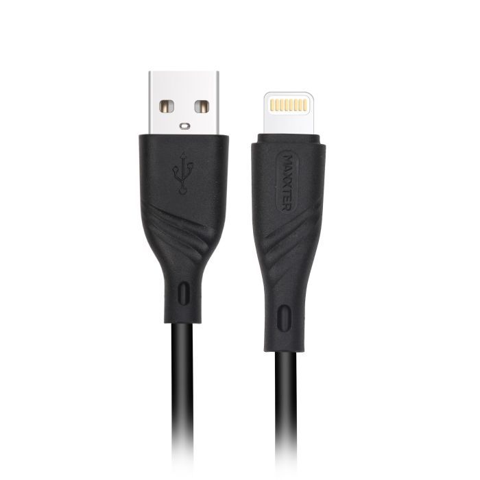 Дата кабель Maxxter USB 2.0 AM to Lightning 2.0m Фото