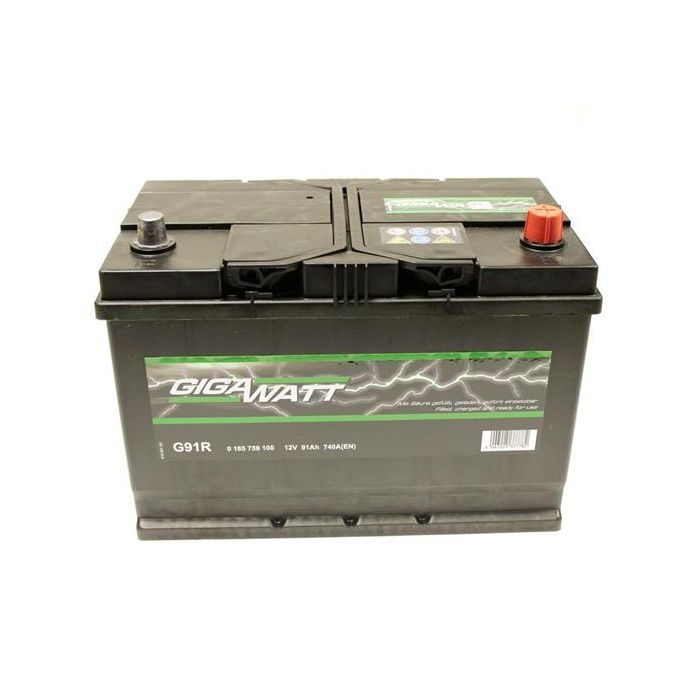 Аккумулятор автомобильный GigaWatt 91А Фото