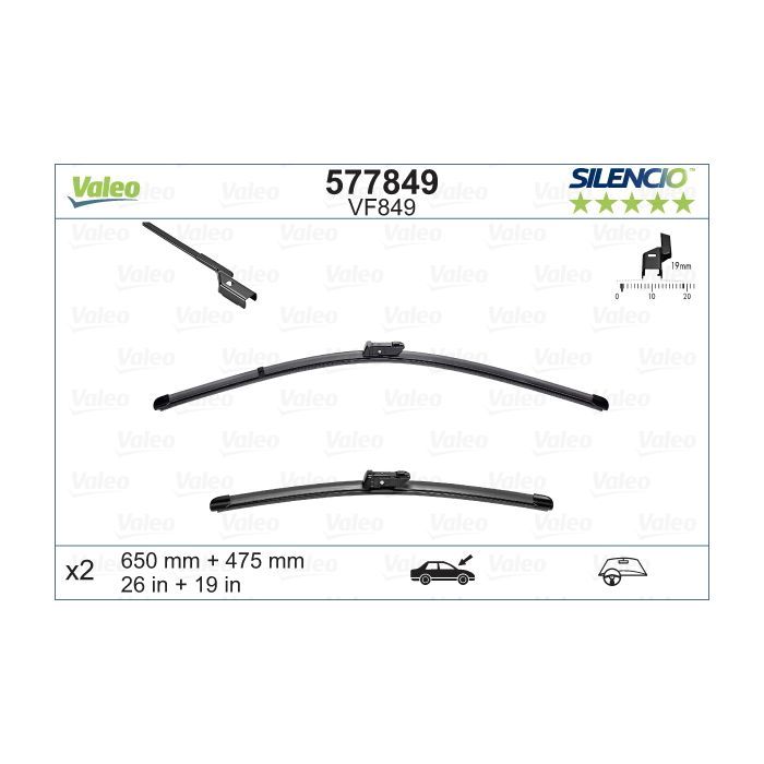 Щетка стеклоочистителя Valeo 577849 Фото