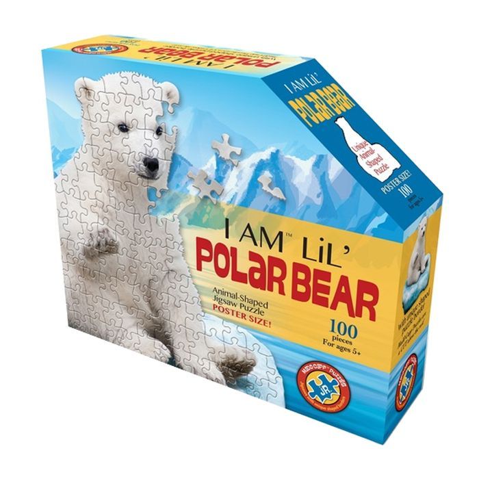 Пазл I AM Полярный медведь 100шт Фото