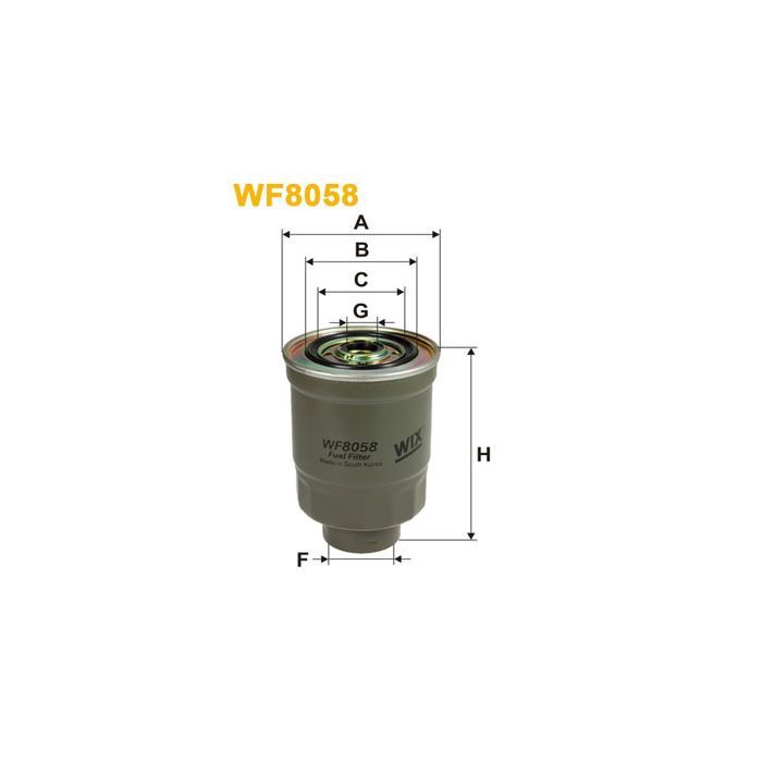 Фильтр топливный Wixfiltron WF8058 Фото