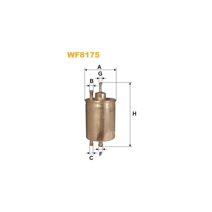 Фильтр топливный Wixfiltron WF8175 Фото