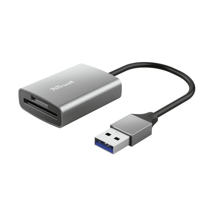 Считыватель флеш-карт Trust DALYX FAST USB 3.2 ALUMINIUM Фото