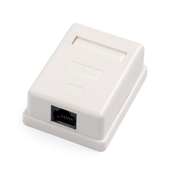 Компьютерная розетка Vinga RJ45x1 UTP cat.5e 8P8C Фото