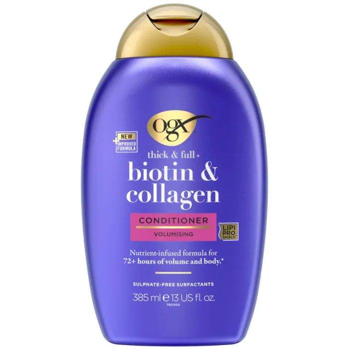 Кондиционер для волос OGX Biotin & Collagen для лишенных объема, тонких воло Фото