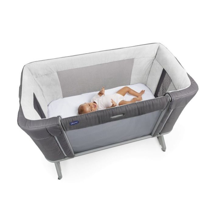Кроватка Chicco 3 в 1 Next2Me Forever dark grey Фото 1