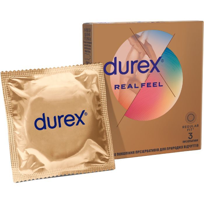 Презервативы Durex Real Feel из синтетического латекса (безлатексные) Фото