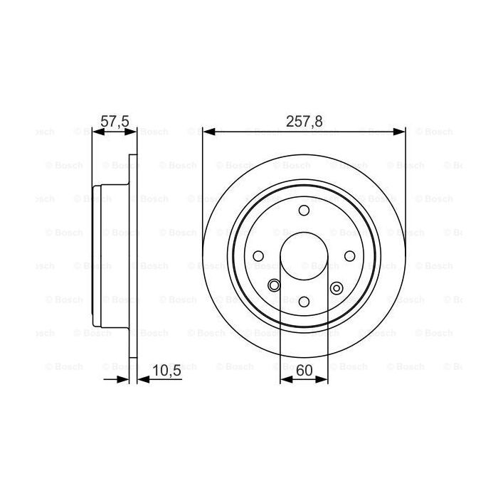 Тормозной диск Bosch 0 986 479 S08 Фото
