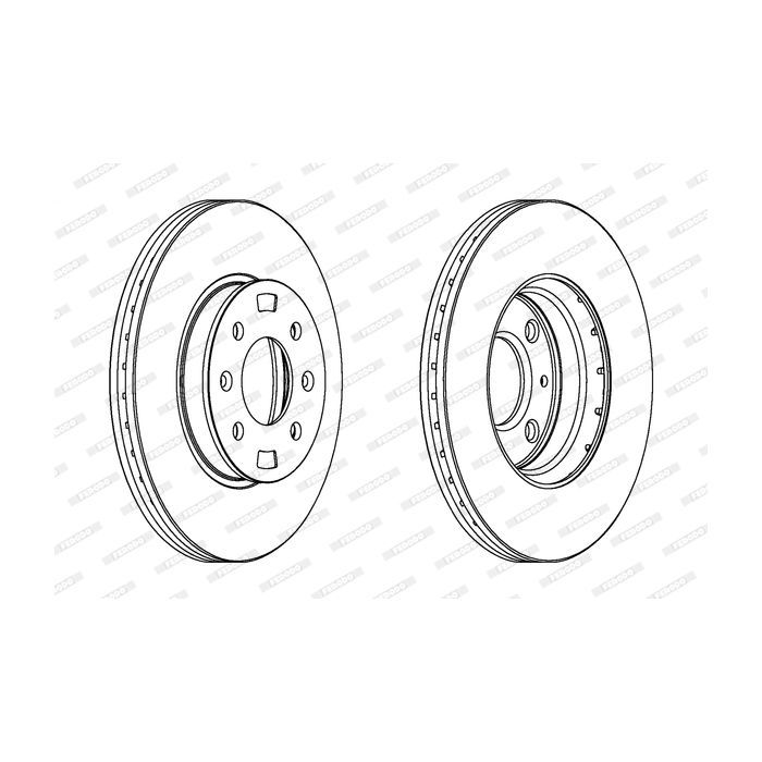 Тормозной диск FERODO DDF1603 Фото
