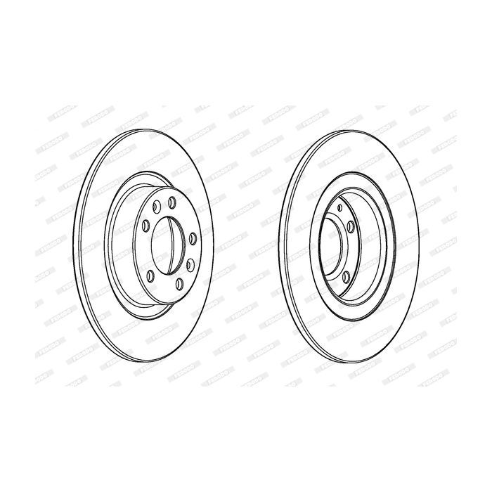Тормозной диск FERODO DDF2297C Фото
