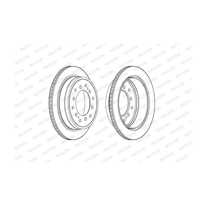 Тормозной диск FERODO DDF2505C Фото