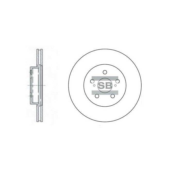 Тормозной диск HI-Q SD4001 Фото