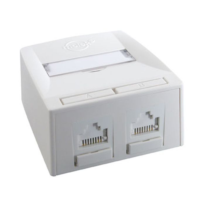 Компьютерная розетка Molex RJ45 x2 UTP 5e Фото