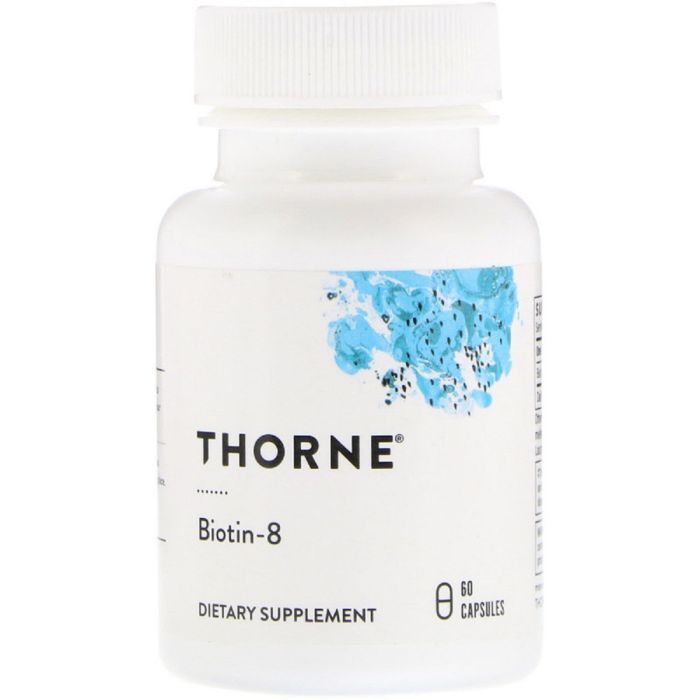 Витамин Thorne Research Биотин, 8 Мг, 60 Капсул Фото