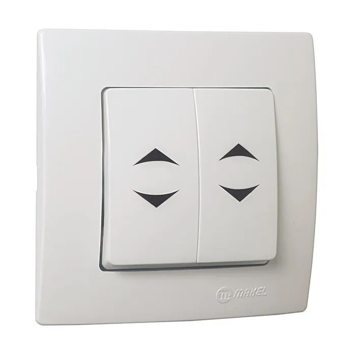 Переключатель MAKEL Lillium Natural Kare Белая Фото