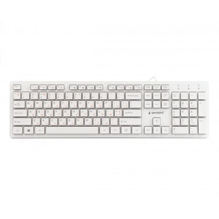 Клавиатура Gembird KB-MCH-03-W-UA USB White Фото