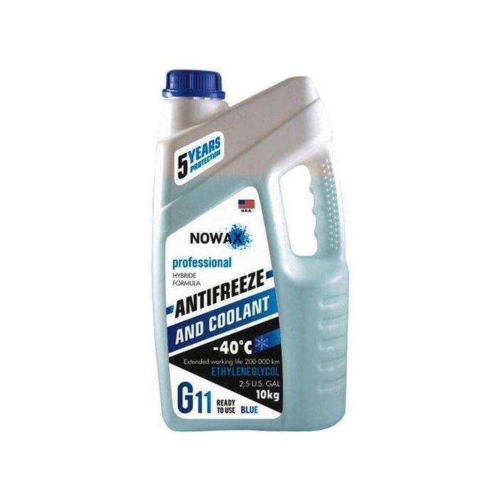 Антифриз NOWAX BLUE G11 10кг Фото