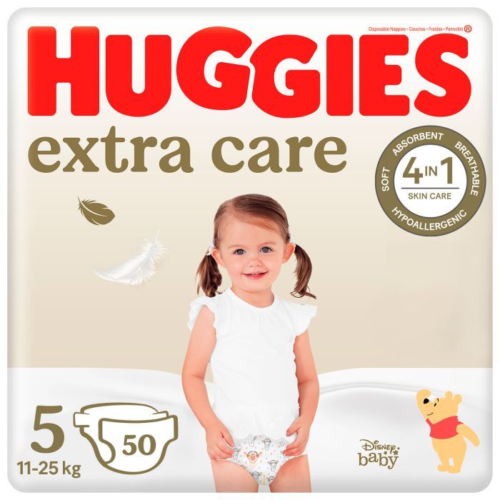Подгузники Huggies Extra Care 5 (11-25 кг) 50 шт Фото