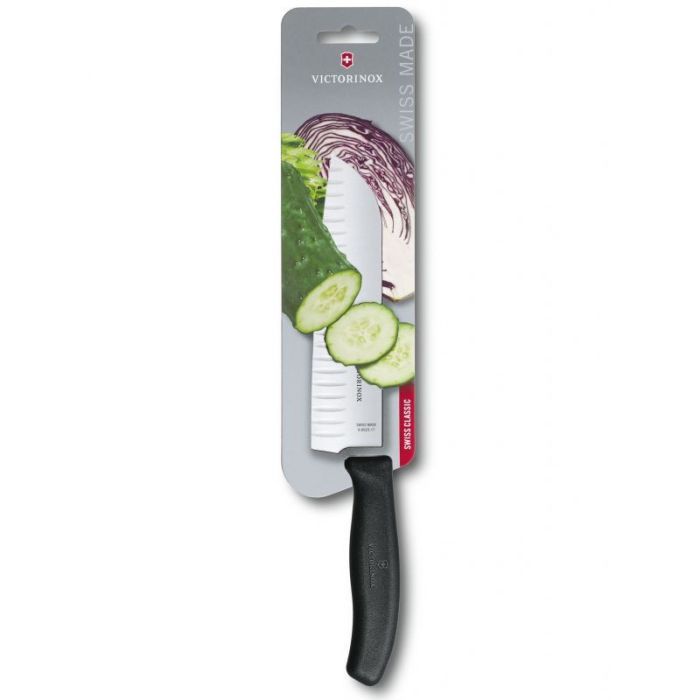 Кухонный нож Victorinox SwissClassic Santoku 17 см Black Фото