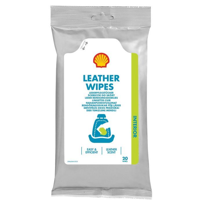 Автомобильная салфетка Shell Leather Wipes Фото