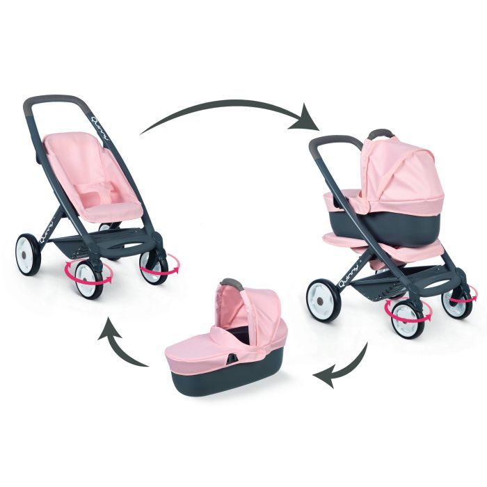 Коляска для кукол Smoby Maxi-Cosi Quinny 3 в 1 Софт зі знімною колискою Фото 4