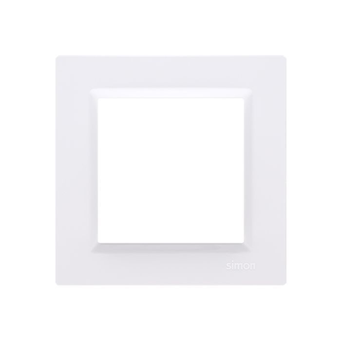 Рамка Simon 1x, белая Фото