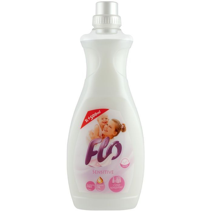 Кондиционер для белья Flo Sensitive концентрат 1.5 л Фото