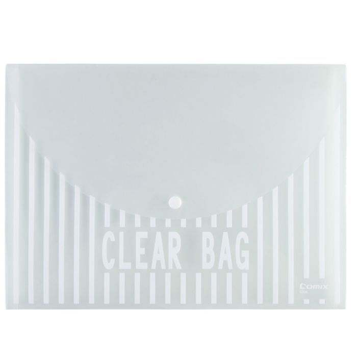 Папка - конверт Comix А4, прозрачная Фото