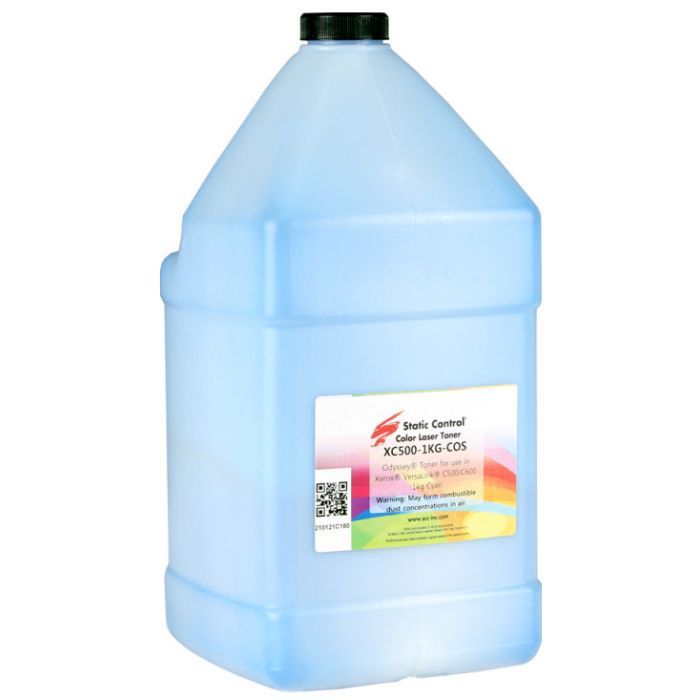 Тонер Static Control Xerox VersaLink C500/C600 1кг cyan Фото