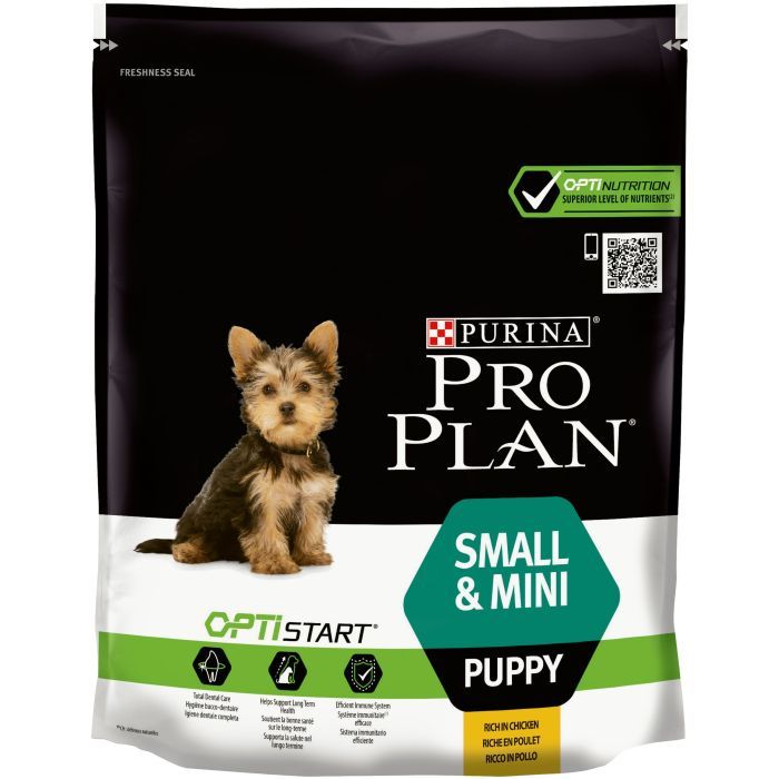 Сухой корм для собак Purina Pro Plan Dog Small&Mini Puppy с курицей и рисом 700 г Фото