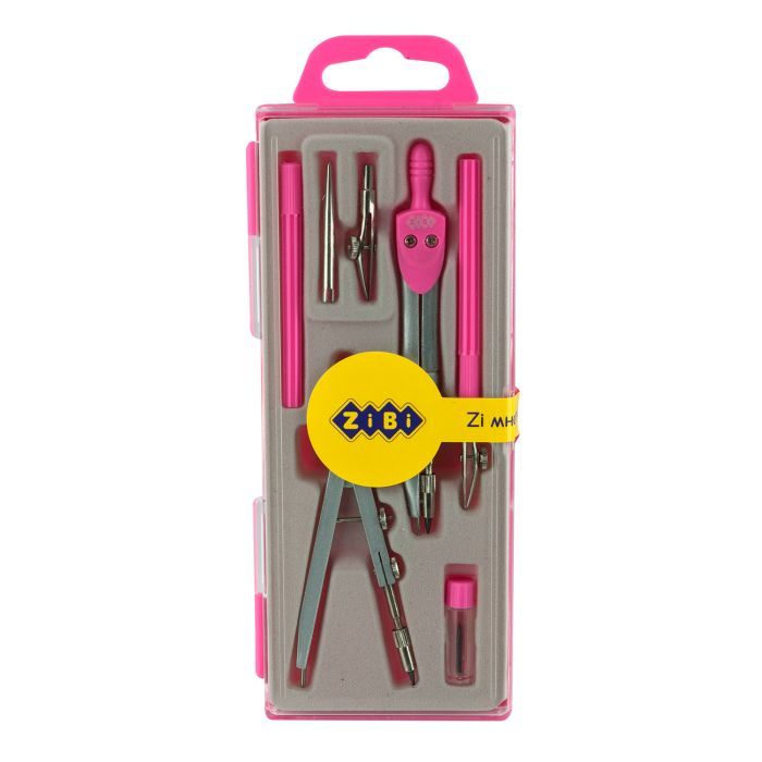 Готовальня ZiBi BASIS 7 предметов, розовый, KIDS Line Фото