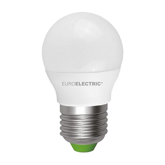 Лампочка EUROELECTRIC LED G45 5W E27 4000K 220V Фото