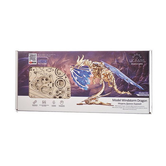 Конструктор Ugears Дракон Буревій Фото 8