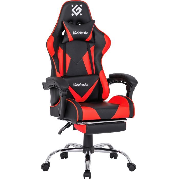 Кресло игровое Defender Pilot Black/Red Фото