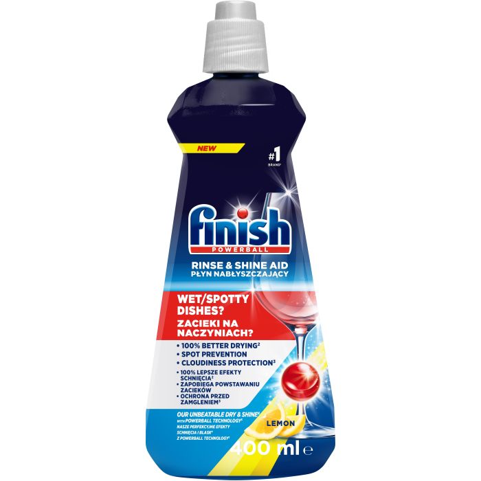 Ополаскиватель для посудомоечных машин Finish Rinse 0% 400 мл Фото