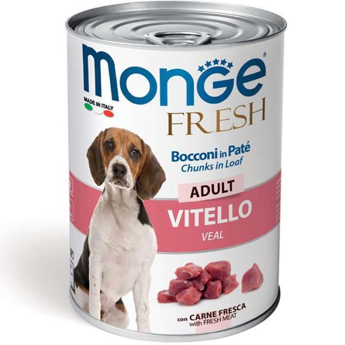 Консервы для собак Monge Dog Fresh телятина 400 г Фото