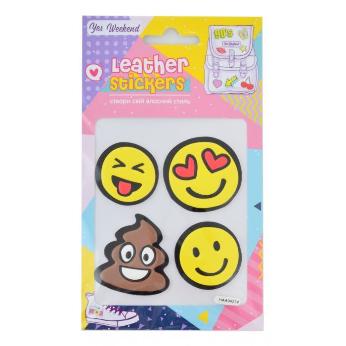 Стикер-наклейка Yes Leather stikers "Smile" Фото
