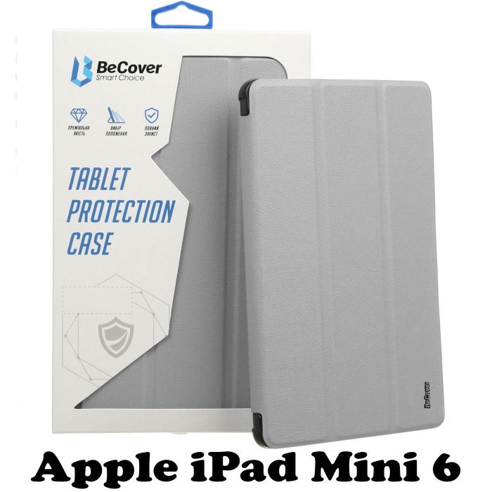 Чехол для планшета BeCover Apple iPad Mini 6 Gray Фото